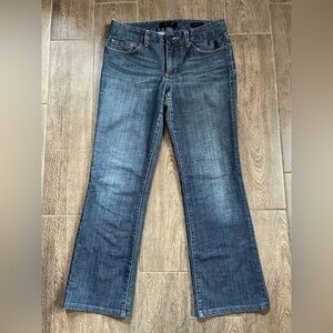 Seven7 Bootcut Jeans Size 6 Medium Wash Stretch Denim Mid Rise EUC